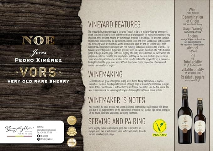 Noé Pedro Ximénez VORS 3